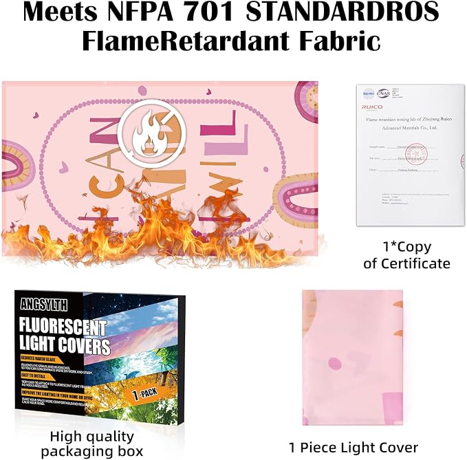 Fluorescent Light Covers -1PCS 4x2 Feet Classroom Covers - Image 5