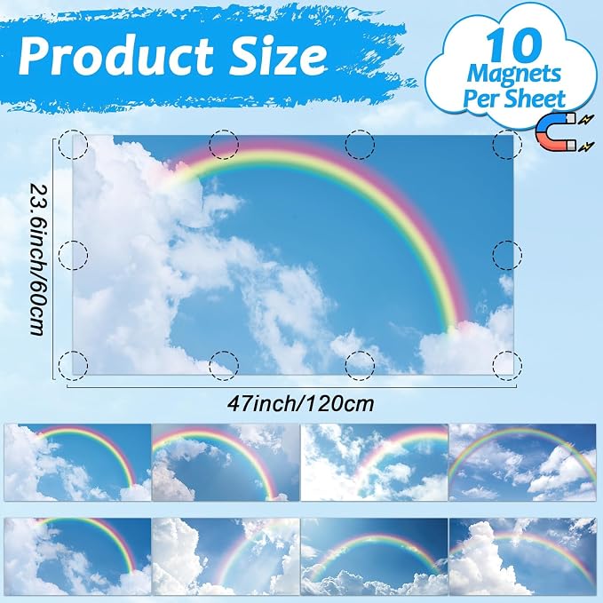 8 Pcs Fluorescent Light Covers - Image 2