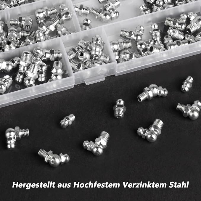 115 Pcs Metric Grease Fittings Kit - Image 4