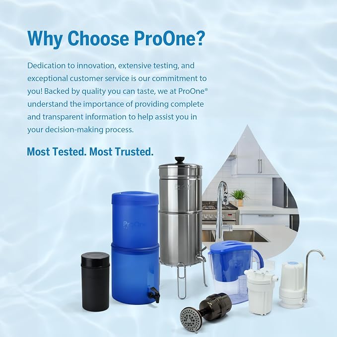 ProOne 9-Inch Gravity Water Filter Replacement G-Series 3-Pack - Image 5