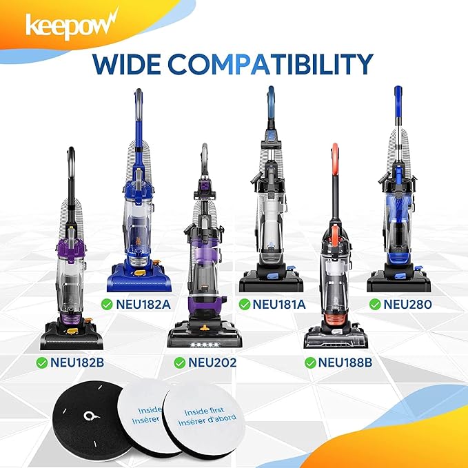 KEEPOW Vacuum Filter Replacement Compatible - Image 2