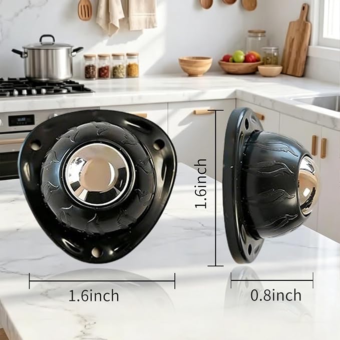Self Adhesive Caster Wheels for Furniture, 4 Pack - Image 4