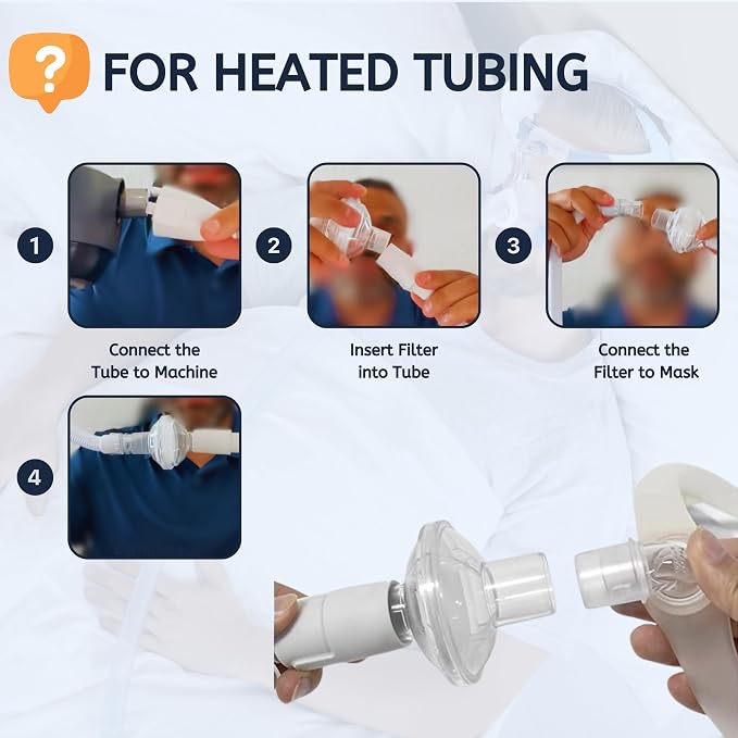 Nispira 12-Pack Universal CPAP Inline Viral Filter - Image 4