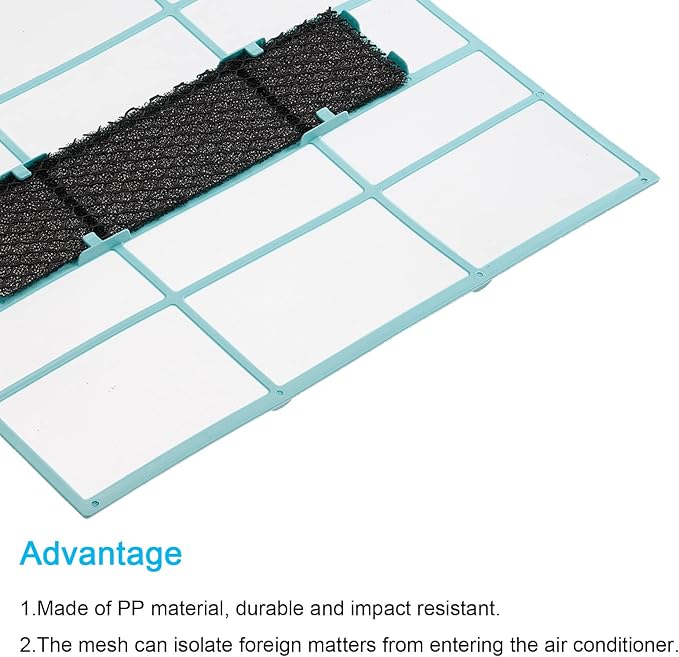 PATIKIL 11.81" x 11.02" Air Conditioner Air Filter, Plastic Air Filtering - Image 4