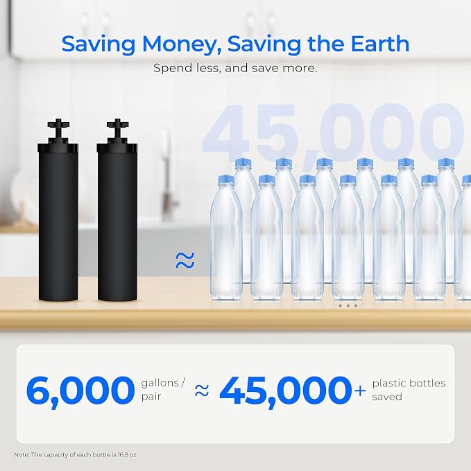 Waterdrop Gravity Water Filter, 2.25G Stainless-Steel System - Image 4