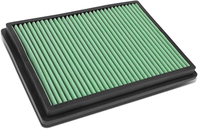 Auto Dynasty High Flow Engine Air Panel Filter Drop-in Reusable & Washable by AutoDynasty