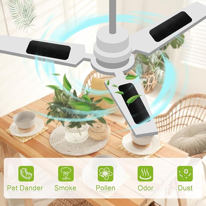 Tuanse 20 Pack Ceiling Fan Filters - Image 4