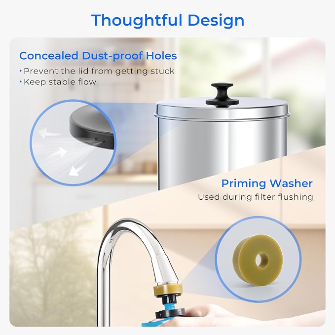 Waterdrop Gravity-fed Water Filter System, Increase PH, - Image 7