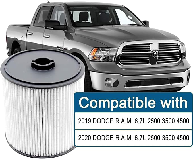 2 PCS AULDAY Fuel Filter Fits for Ram 2500 3500 4500 5500 6.7L 2019 2020 2021 - Image 2
