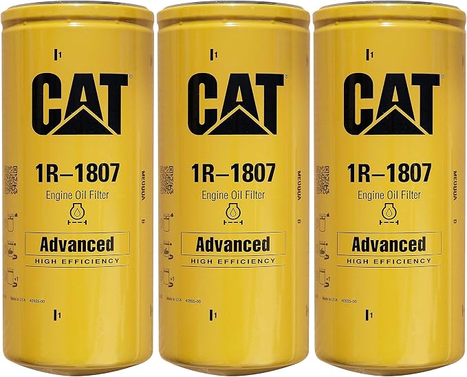 Caterpillar 1R-1807 Advanced High Efficiency Oil Filter by CatFootwear