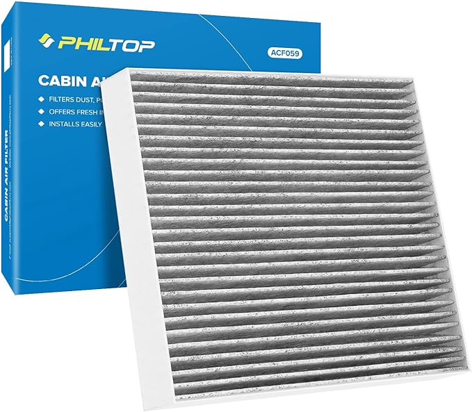 PHILTOP HEPA Cabin Air Filter w/Activated Carbon, Compatible by PHILTOP