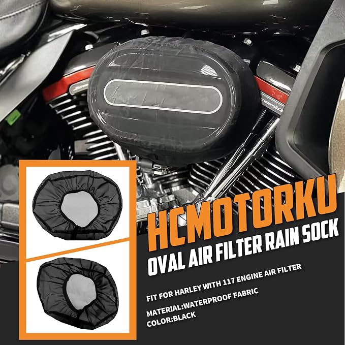 Waterproof Dustproof Air Filter Rain Sock Cover Fit - Image 2