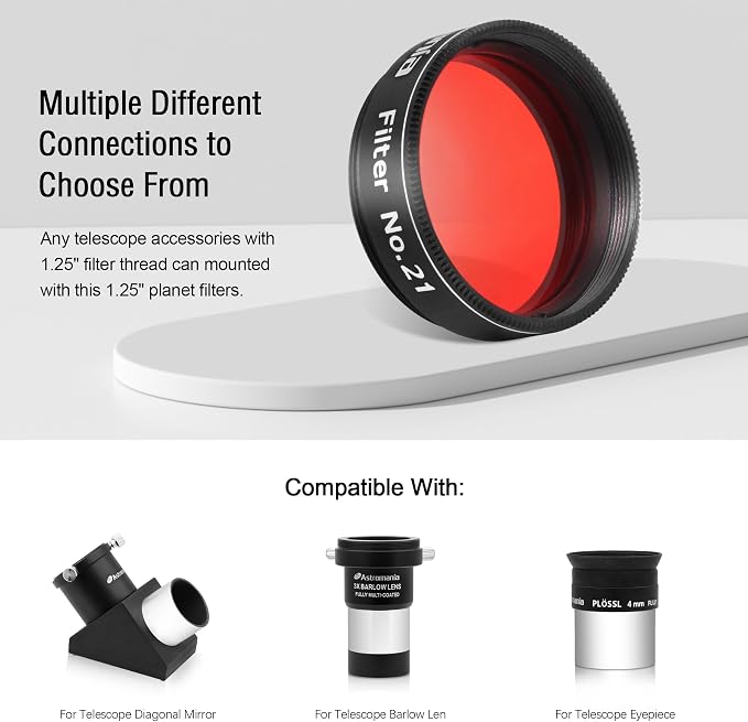 Astromania Telescope Filter, 1.25 Inches Planetary Filter - Image 6