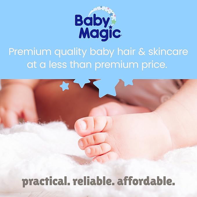 Baby Magic Soothing Hair & Body Wash | Soothes and Cleanses Baby's Delicate Skin | Tear-Free | Vanilla and Oats | 16.5 fl oz.