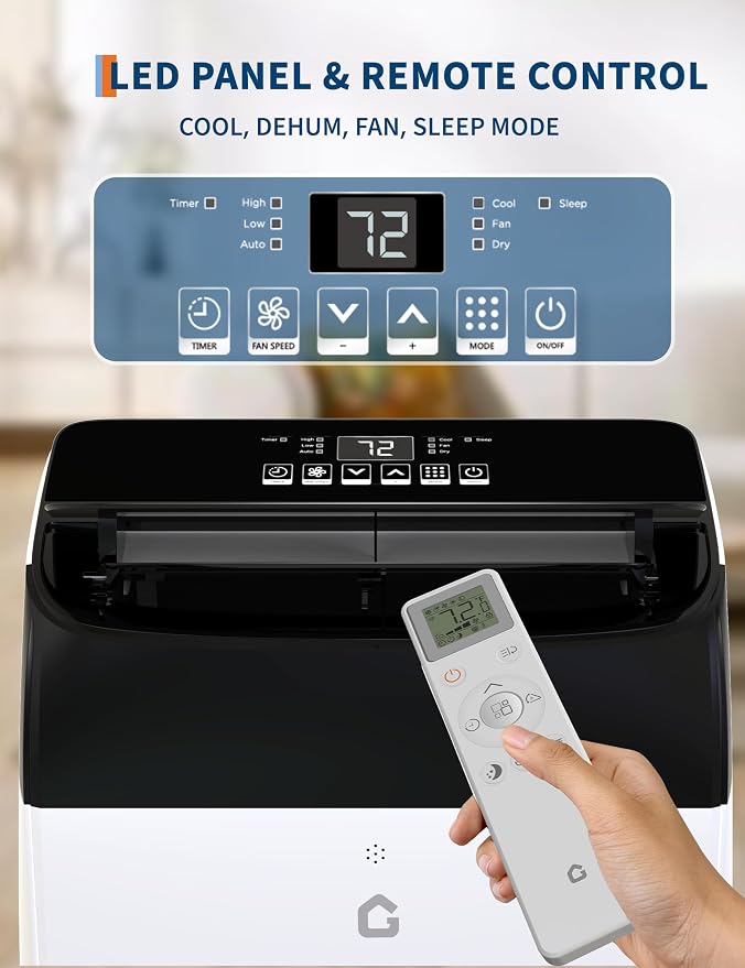 GarveeLife 12, 000 BTU Portable Air Conditioners - Image 5