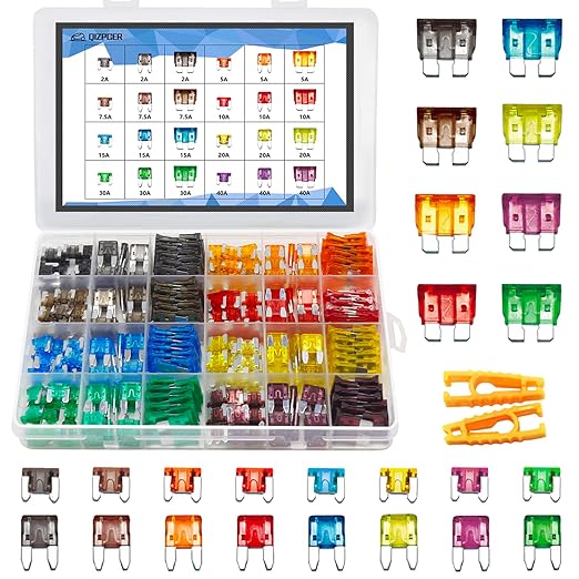 282 Pieces Car Fuses Assortment Kit by Qizpcer