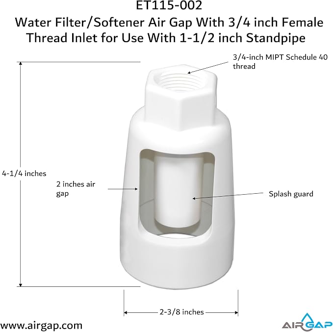 Water Filter/Softener Air Gap - Image 3