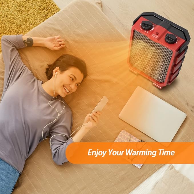 Milkhouse Electric Space Heater 1500W Portable Heater - Image 6