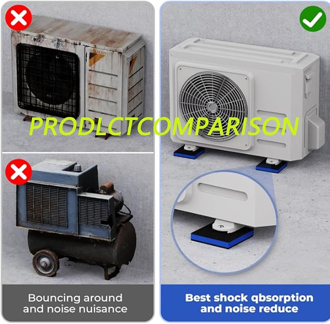 4 Pack for Washing Machine 4"x4", 7/8" T EVA Anti Vibration Pads Mechanical - Image 4