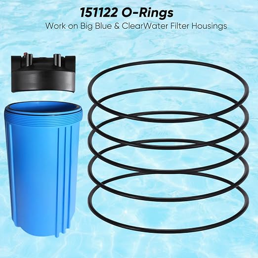 151122 Water Filter o-Ring for Pentek Big Blue Water Filter O-Ring 151122-27 - Image 6