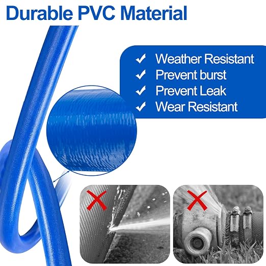 OCGIG 2" x 50 FT Pool Backwash Hose, Heavy-Duty Lay Flat Discharge PVC Hose - Image 5