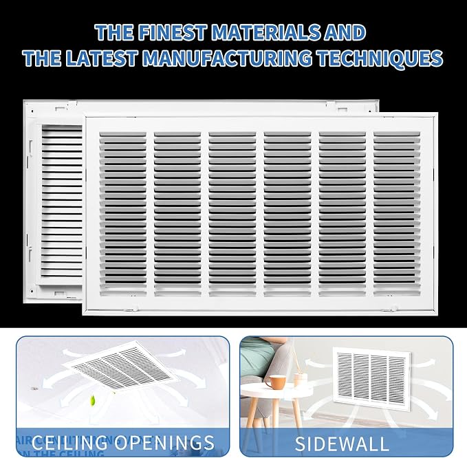 30x20 Return Air Grille, Return Air Vent Cover - Image 5