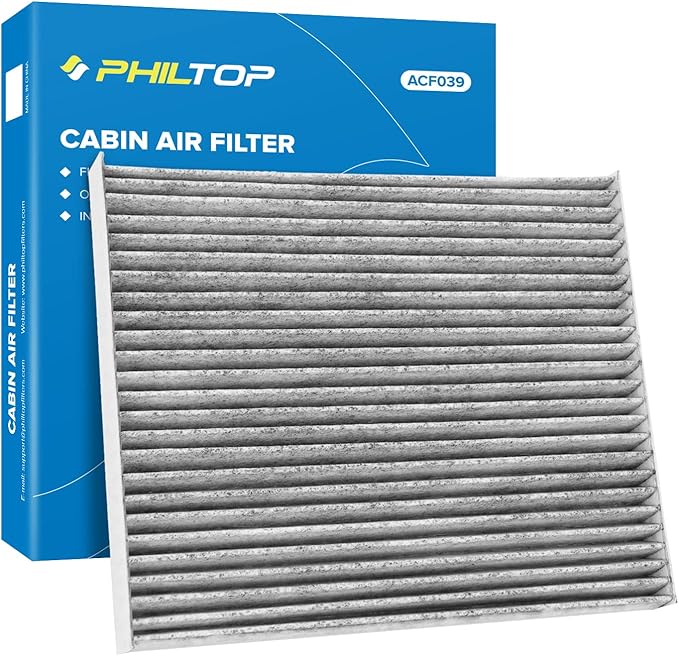 PHILTOP HEPA Cabin Air Filter w/Activated Carbon, Compatible by PHILTOP