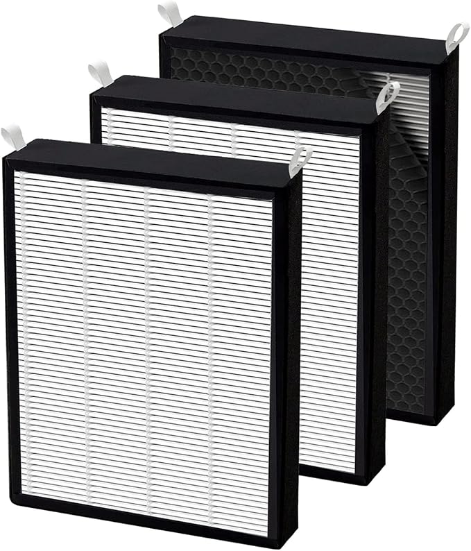 3 Pack True HEPA/Carbon Filters Replacement Compatible by Roninby
