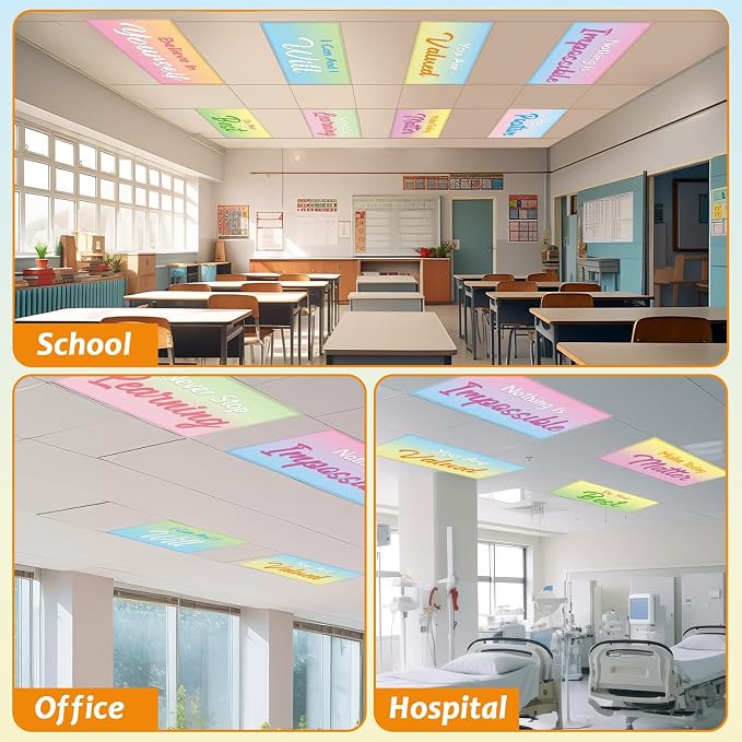 Wiooffen 8PCS Fluorescent Light Covers - Image 7