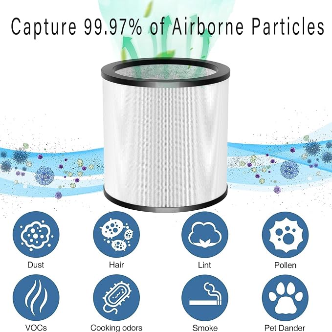 Updated TP01 Filter, 360 Glass HEPA Filter Replacement - Image 5