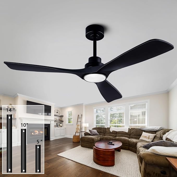 QUTWOB 52" Wood Ceiling Fan by QUTWOB