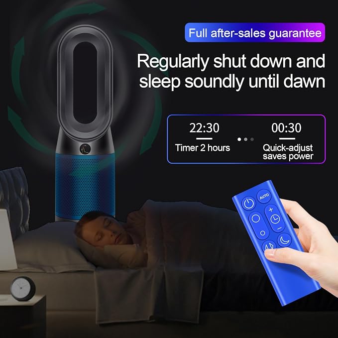 Replacement Remote for Dyson DP01/DP03/TP02/TP03 Fan-Blue | Easy pairing - Image 4