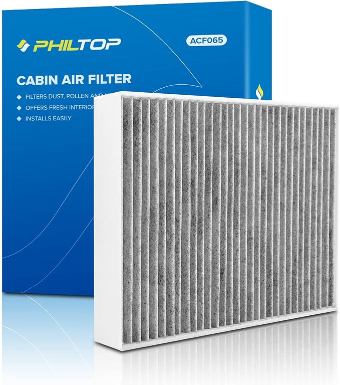 PHILTOP HEPA Cabin Air Filter w/Activated Carbon, Compatible by PHILTOP