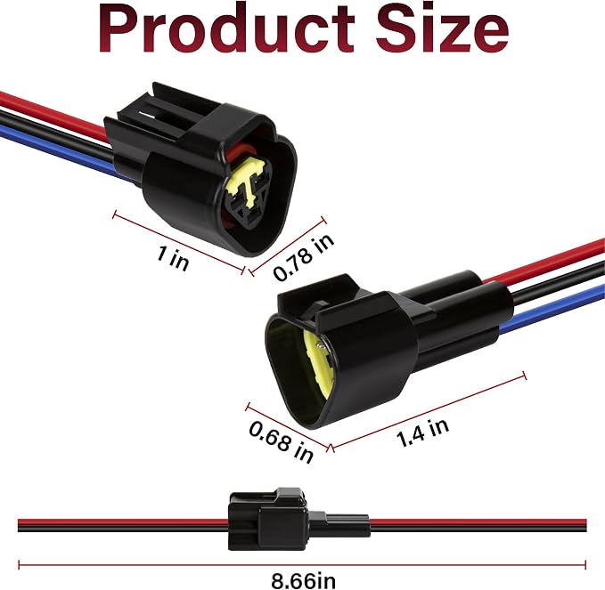 5PCS 3 Pin Waterproof Electrical Connectors, 16 AWG 3 Pin Connector, Male - Image 2