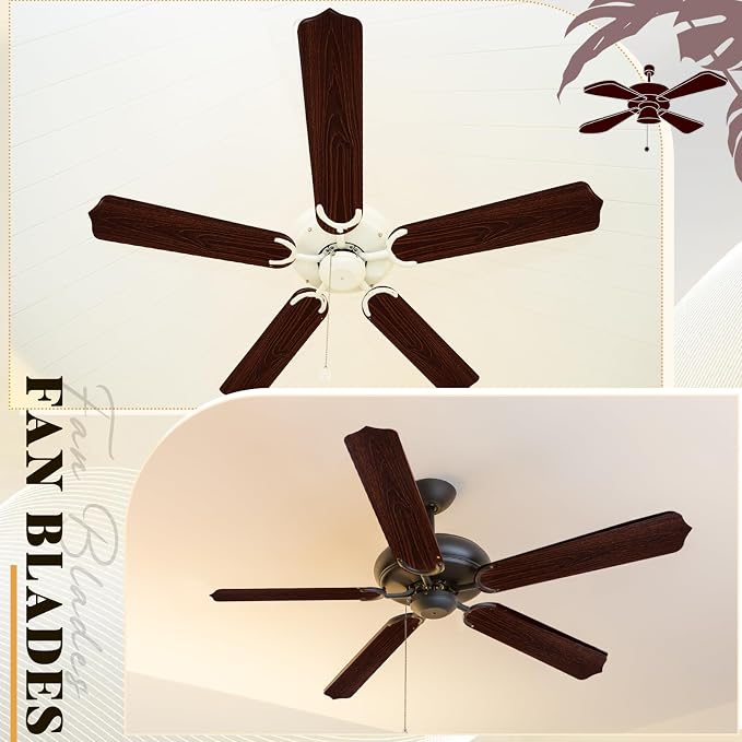 Lineshading 5 Pack 16 1/2" Replacement Fan Blades - Image 6