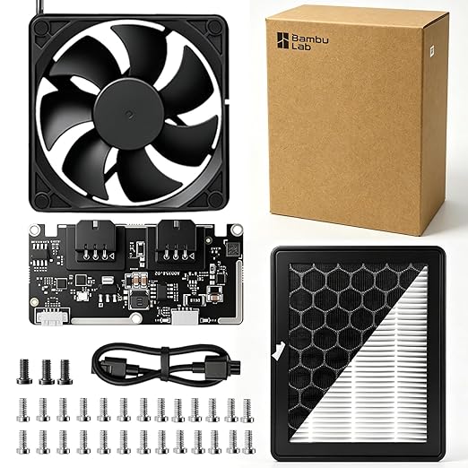 Original Bamboo P2S External Exhaust Fan + Replacement HEPA+Activated Carbon by Wefuit