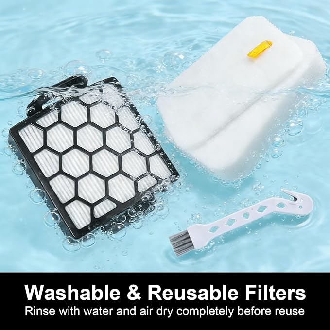 ZU102 Filters for Shark Rotator Pet Upright Vacuum ZU100 ZU102, Include 2 HEPA - Image 8