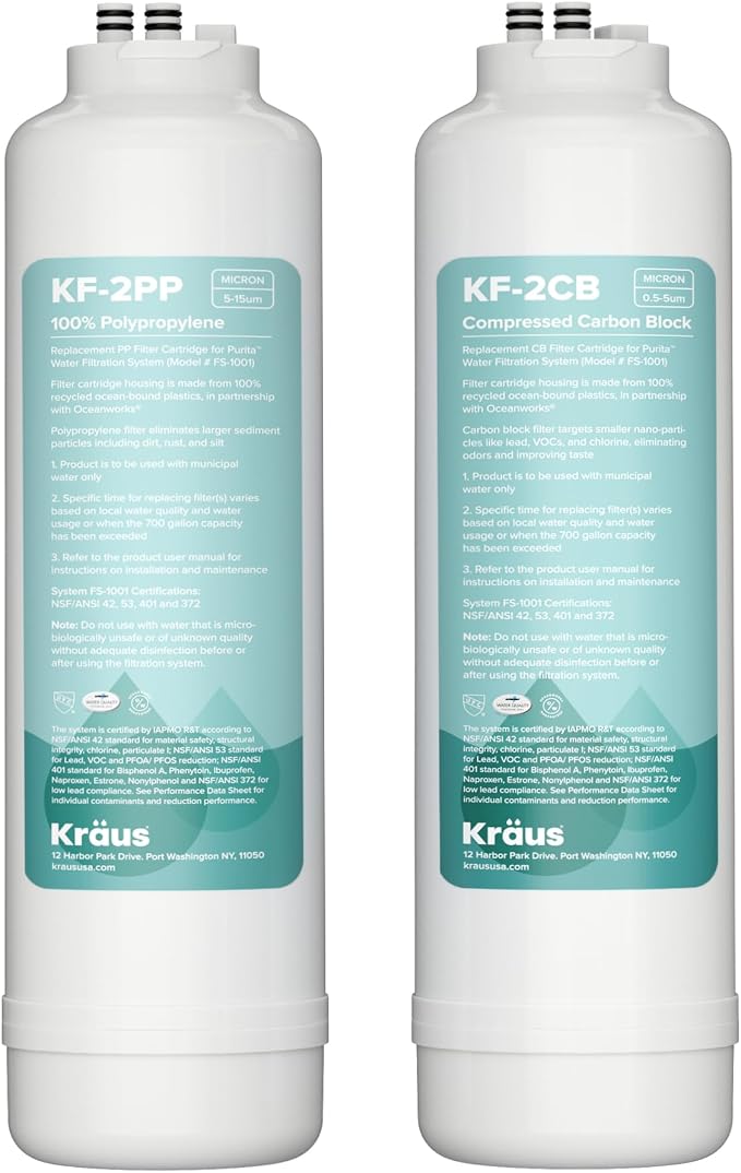 KRAUS Replacement Filter Cartridges by KRAUS