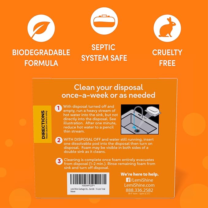 Lemi Shine Foaming Garbage Disposal Cleaner and Deodorizer - Image 6