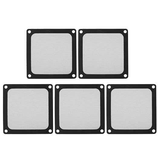 80mm x 80mm Computer Case Fan Dust Filter, PC Cooler Fan Dust Filter Cover by Unknown