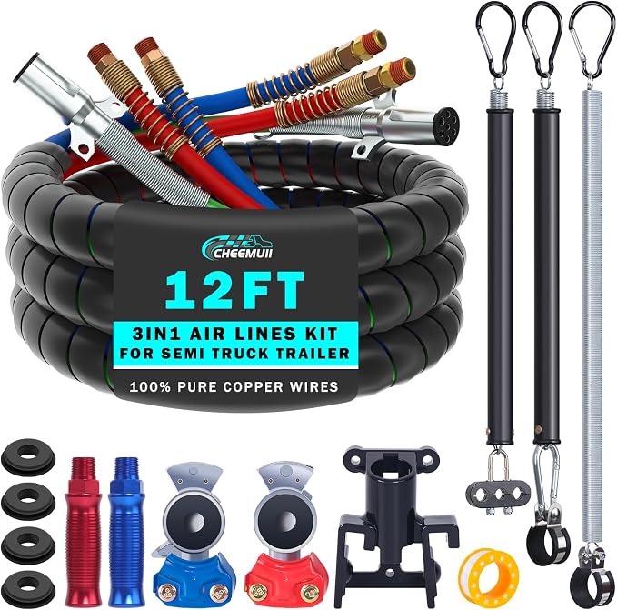 CheeMuii 12 FT Semi Truck Air Line Kit by CheeMuii