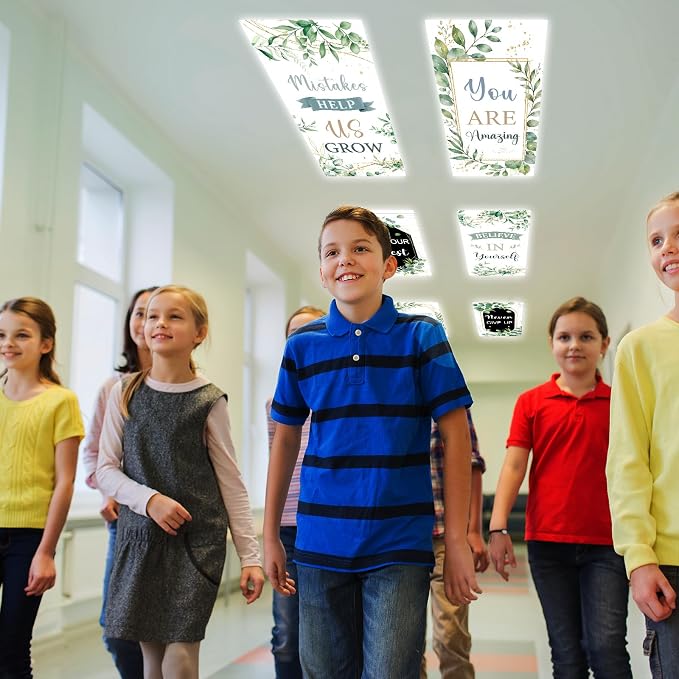 8Pcs Classroom Light Covers for Fluorescent Lights - Image 6