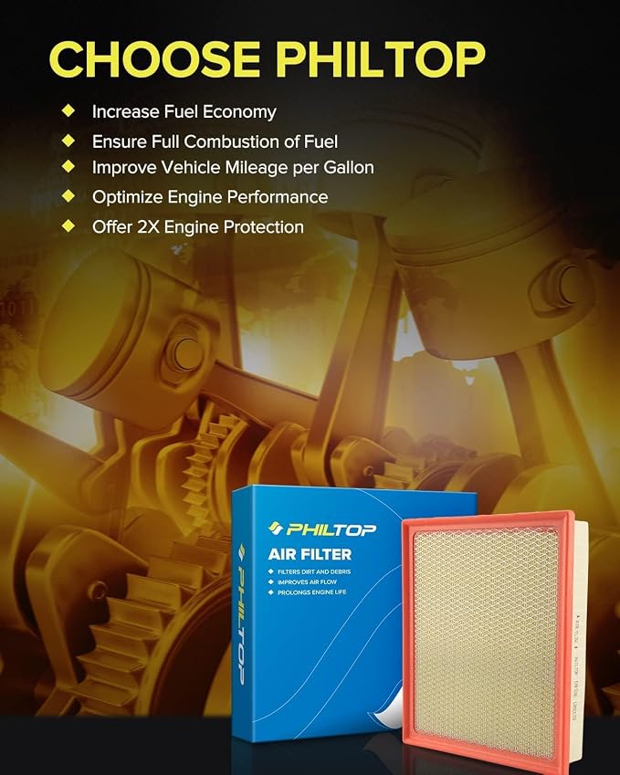 PHILTOP Engine Air Filter CA11895 Replacement - Image 6