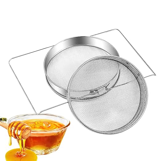 Honey Separator, Stainless Steel Double Sieve, Beekeeping Honey Harvesting - Image 9