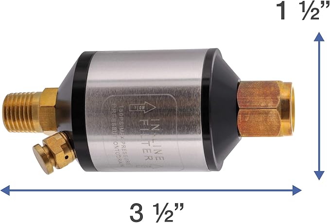 TCP Global Mini In-Line Air Filter, Oil and Water Separator - Image 5