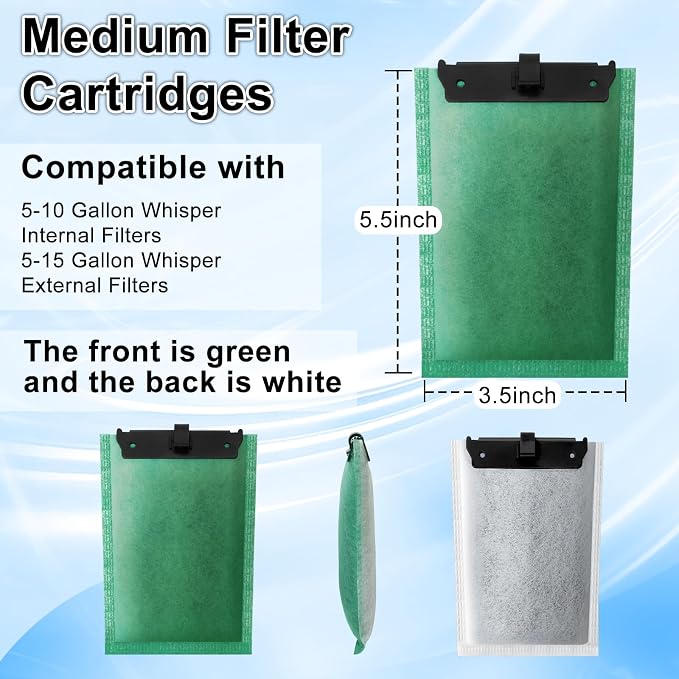 driamor 10 Pack Medium Filter Cartridges Replacement Compatible - Image 3