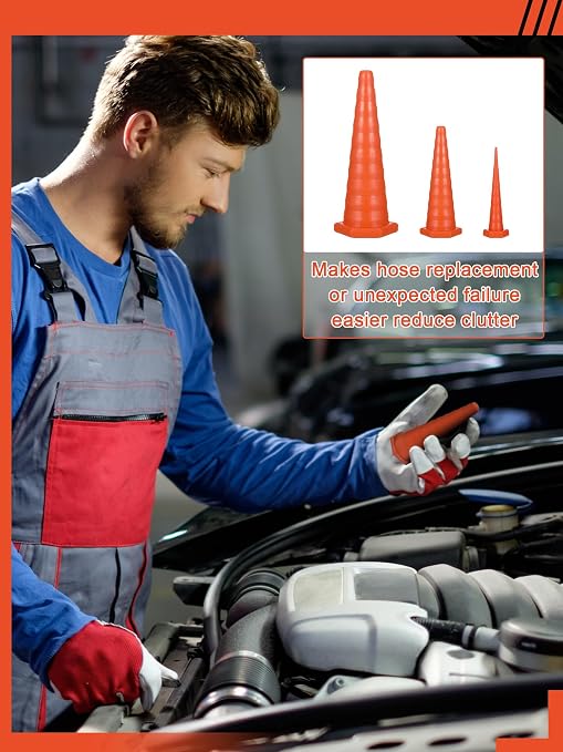 Hydraulic Oil Service Plugs Large Medium Small Sizes Multi Pack Rubber Drip - Image 5