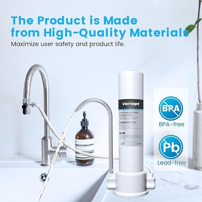 Vortopt Countertop Water Filter F8-Faucet Filtration System - Image 3