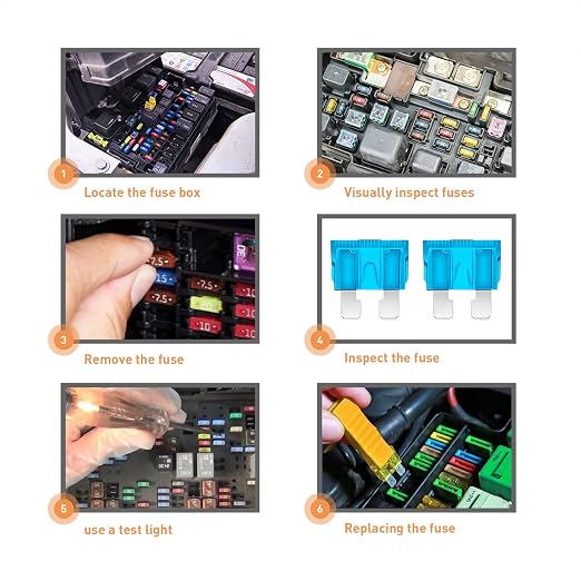 Nilight 306 Pcs Automotive Blade Fuse Kit Standard Mini Low-Profile Fuse - Image 8