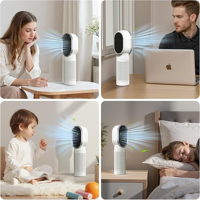 QUEENTY Desktop Air Purifier for office - Image 6